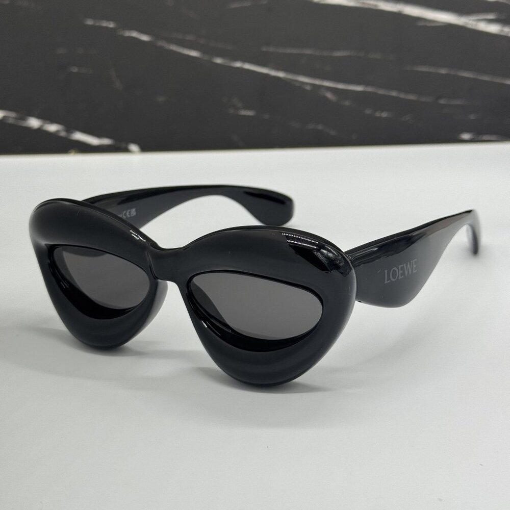 NEW LOEWE LW40097I 01A BLACK WOMEN SUNGLASSES LOEWE